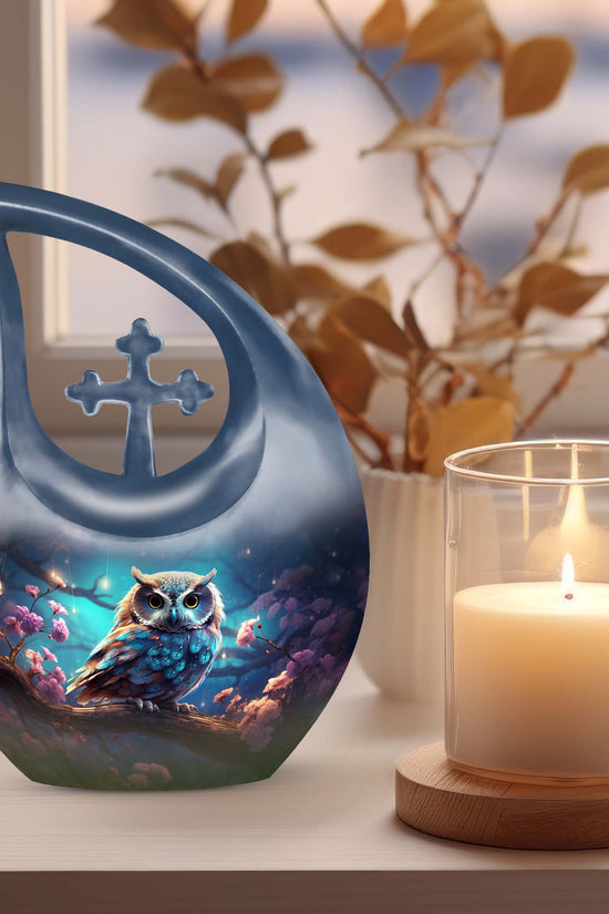Owl Urns For Ashes - Cremation Urns For Human Ashes Adult Set Urn