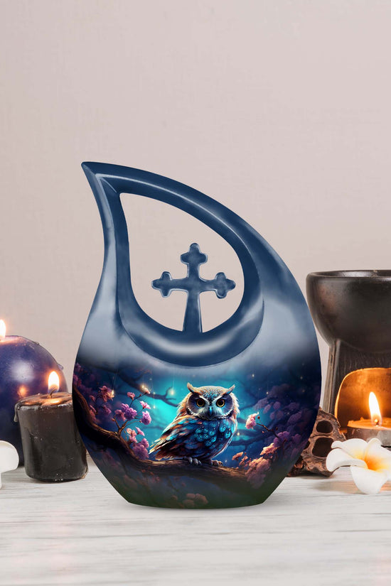 Owl Urns For Ashes - Cremation Urns For Human Ashes Adult Set Urn