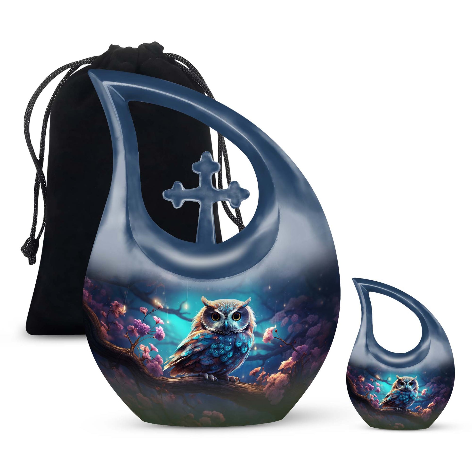 Owl Urns For Ashes - Cremation Urns For Human Ashes Adult Set Urn