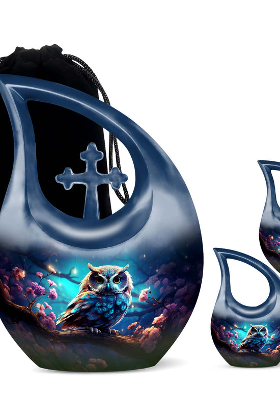 Owl Urns For Ashes - Cremation Urns For Human Ashes Adult Set Urn