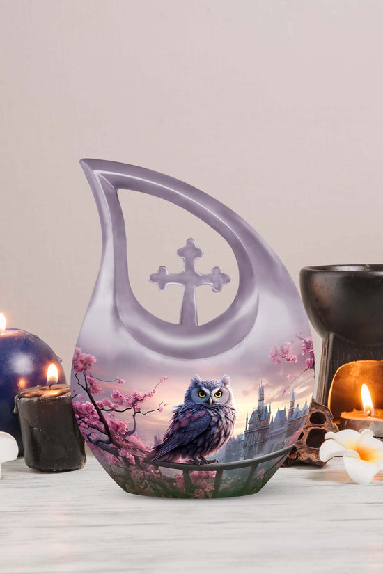 Owl Urns For Ashes - Cremation Ashes Keepsake Urn