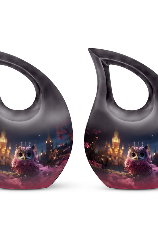 Owl Urns For Ashes - Cremation Urns Set Urn