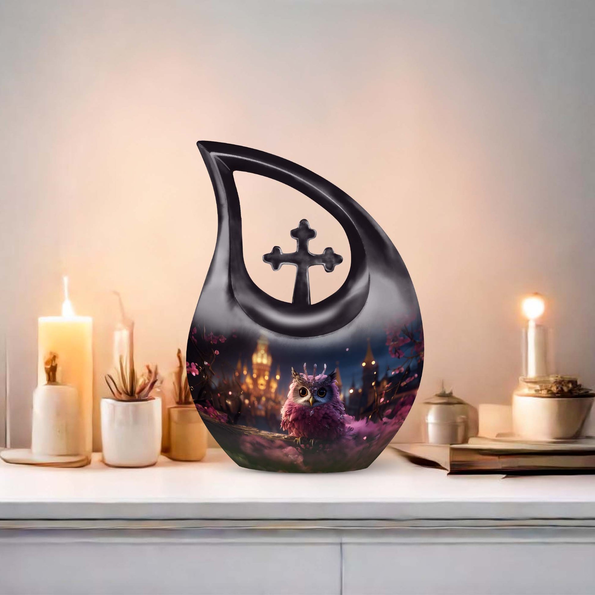 Owl Urns For Ashes - Cremation Urns Set Urn