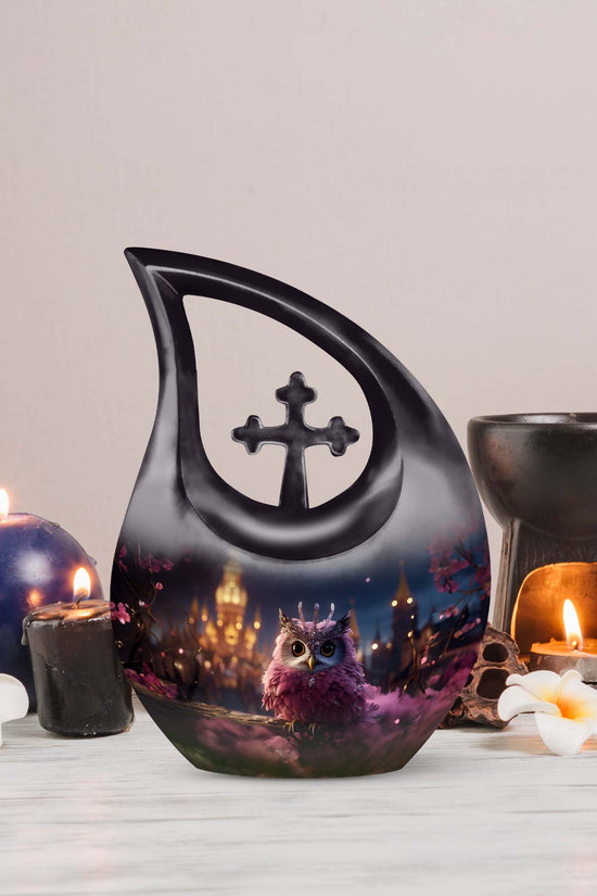 Owl Urns For Ashes - Cremation Urns Set Urn