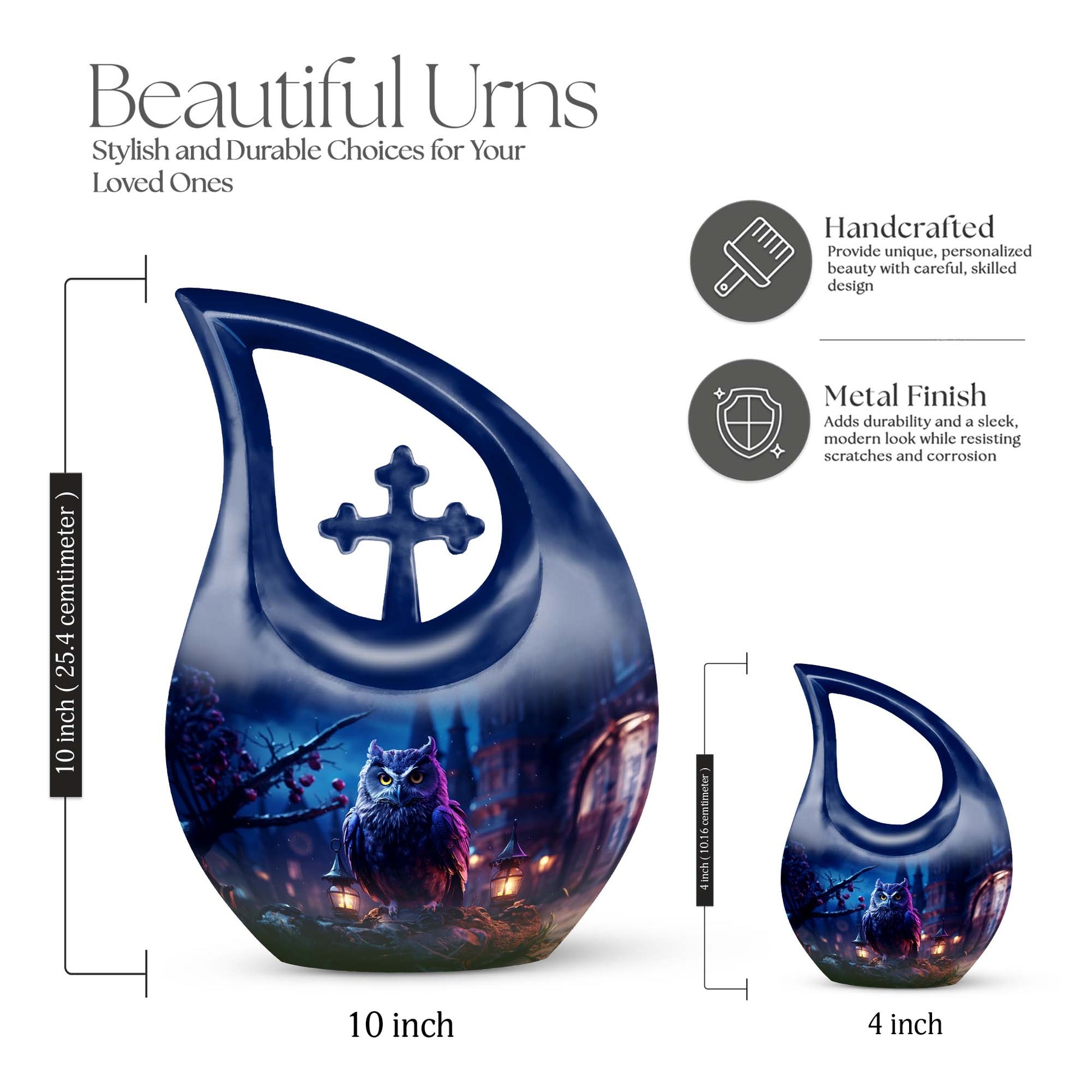 Owl Urns For Ashes - Human Cremation Urn