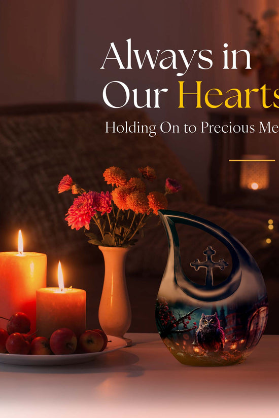 Owl Urns For Ashes - Human Cremation Urn