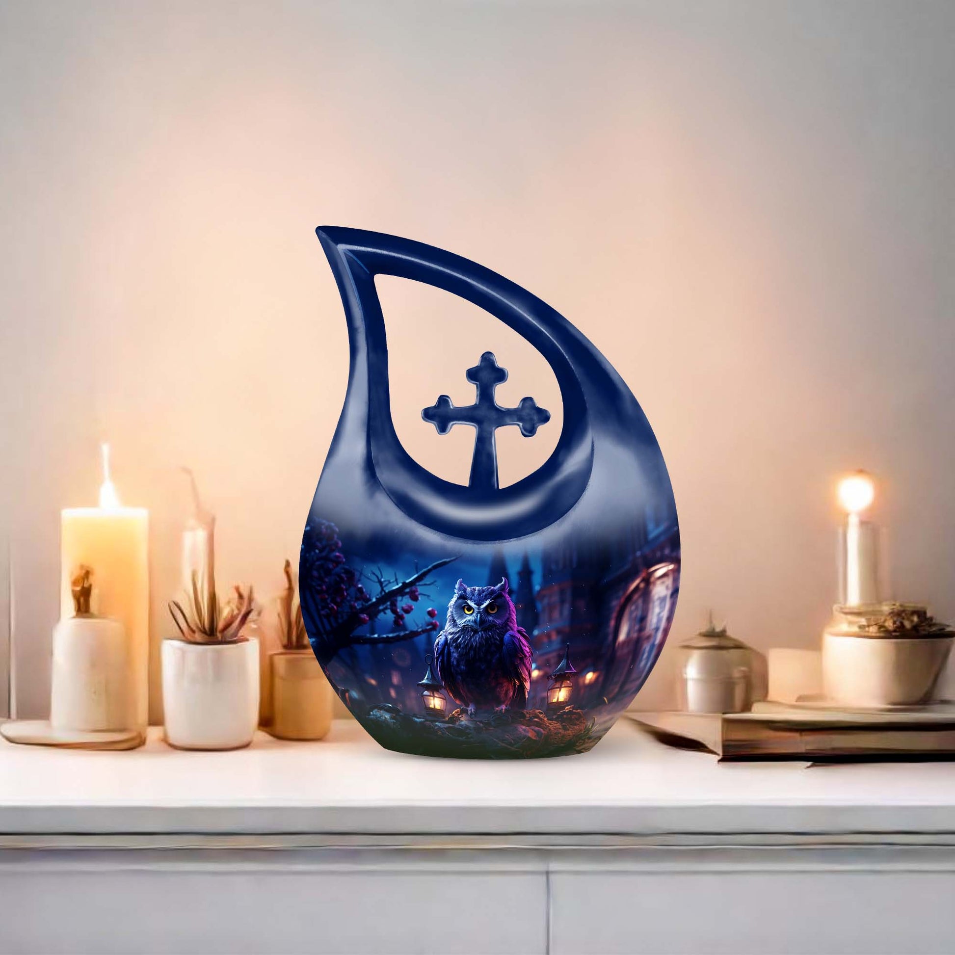 Owl Urns For Ashes - Human Cremation Urn