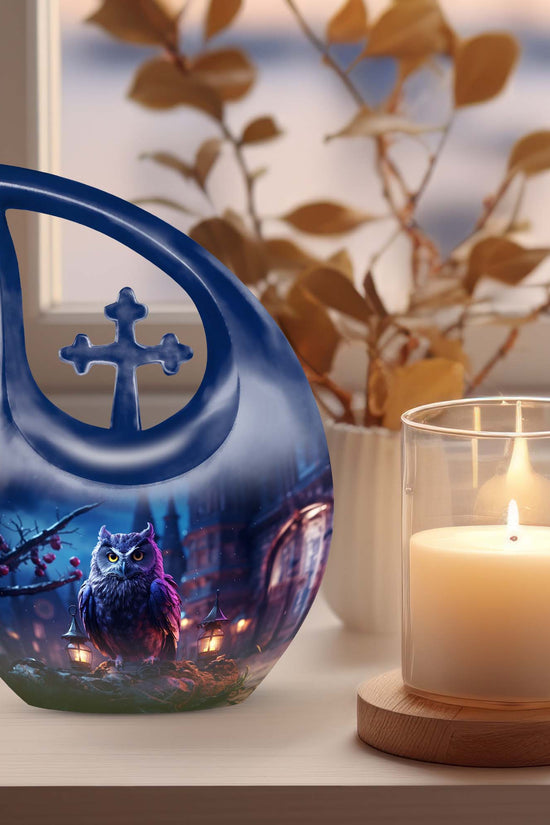Owl Urns For Ashes - Human Cremation Urn