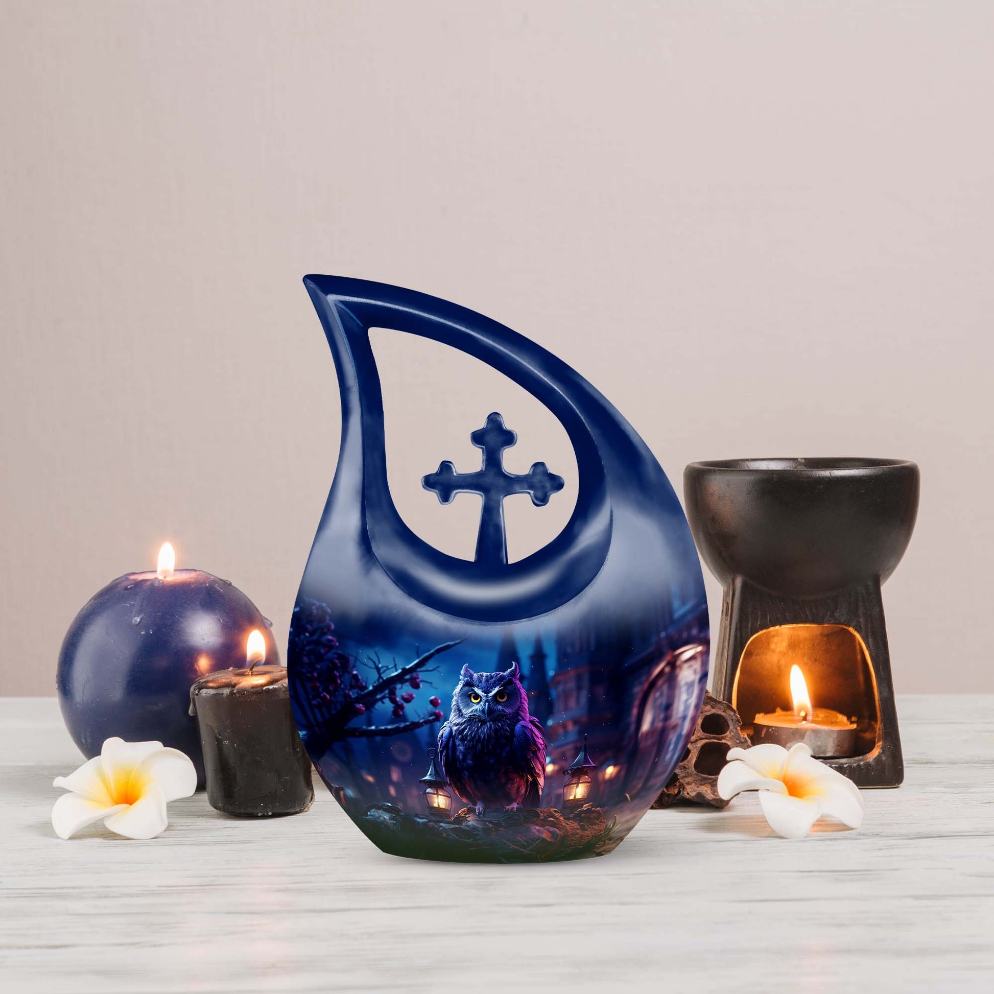 Owl Urns For Ashes - Human Cremation Urn