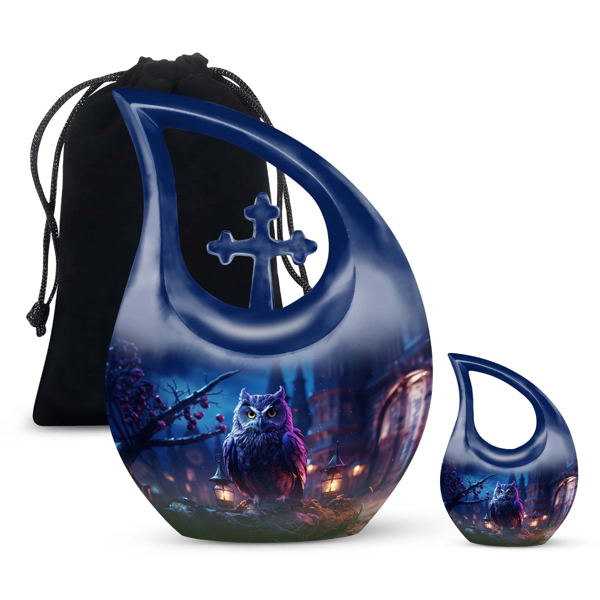 Owl Urns For Ashes - Human Cremation Urn