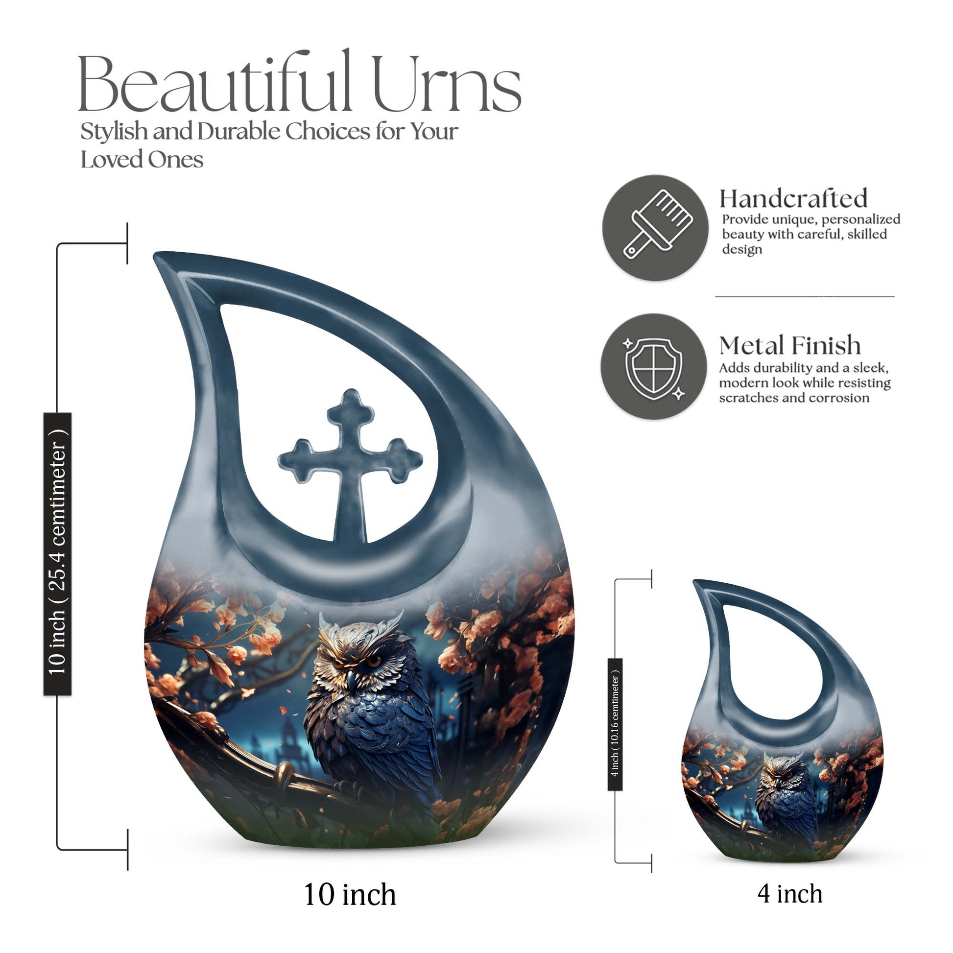 Owl Urns For Ashes - Cremation Memorial Urn