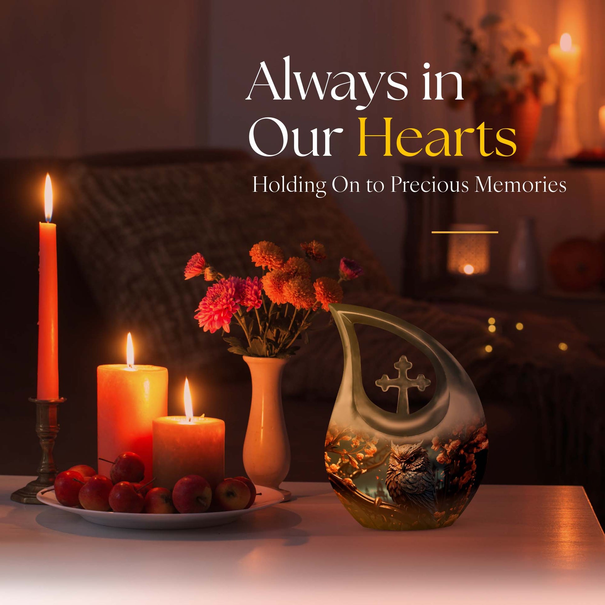 Owl Urns For Ashes - Cremation Memorial Urn