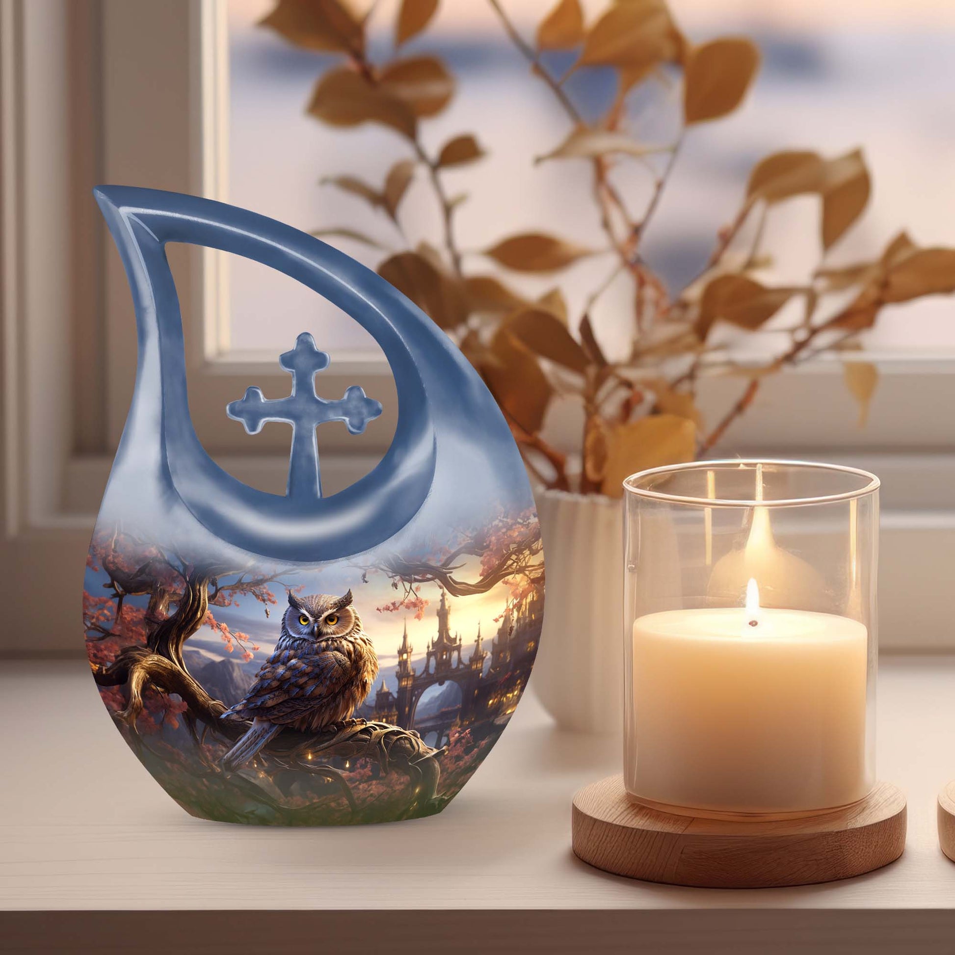 Owl Urns For Ashes - Cremation Mini Urn
