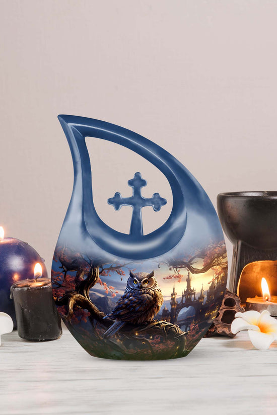Owl Urns For Ashes - Cremation Mini Urn
