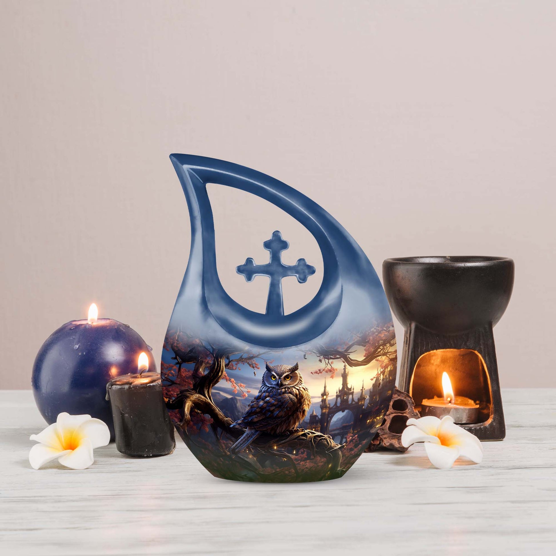 Owl Urns For Ashes - Cremation Mini Urn