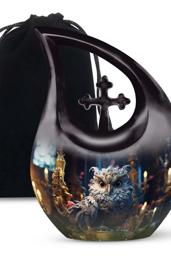 Owl Cremation Urn – Beautiful Memorial Urn For Human Ashes