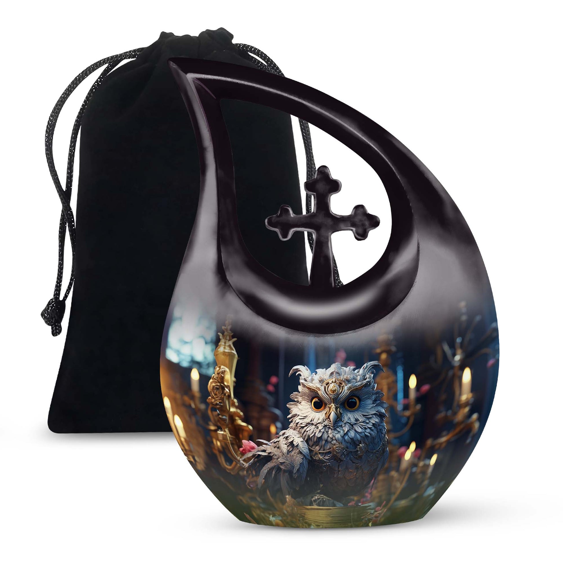 Owl Cremation Urn – Beautiful Memorial Urn For Human Ashes