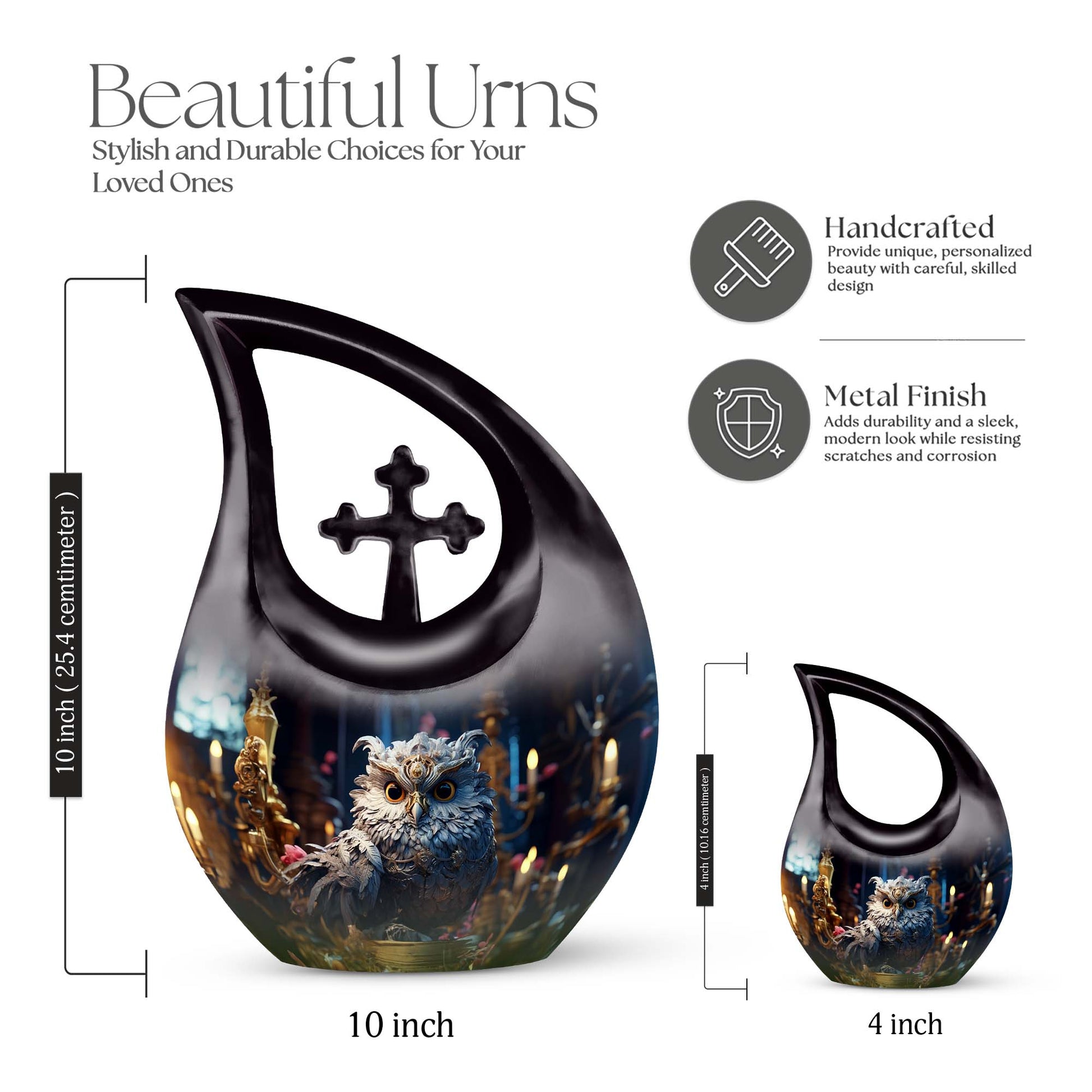 Owl Urns For Ashes - Cremation Keepsake Urn