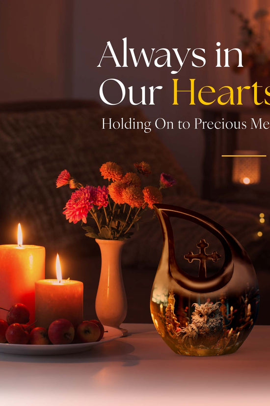 Owl Urns For Ashes - Cremation Keepsake Urn