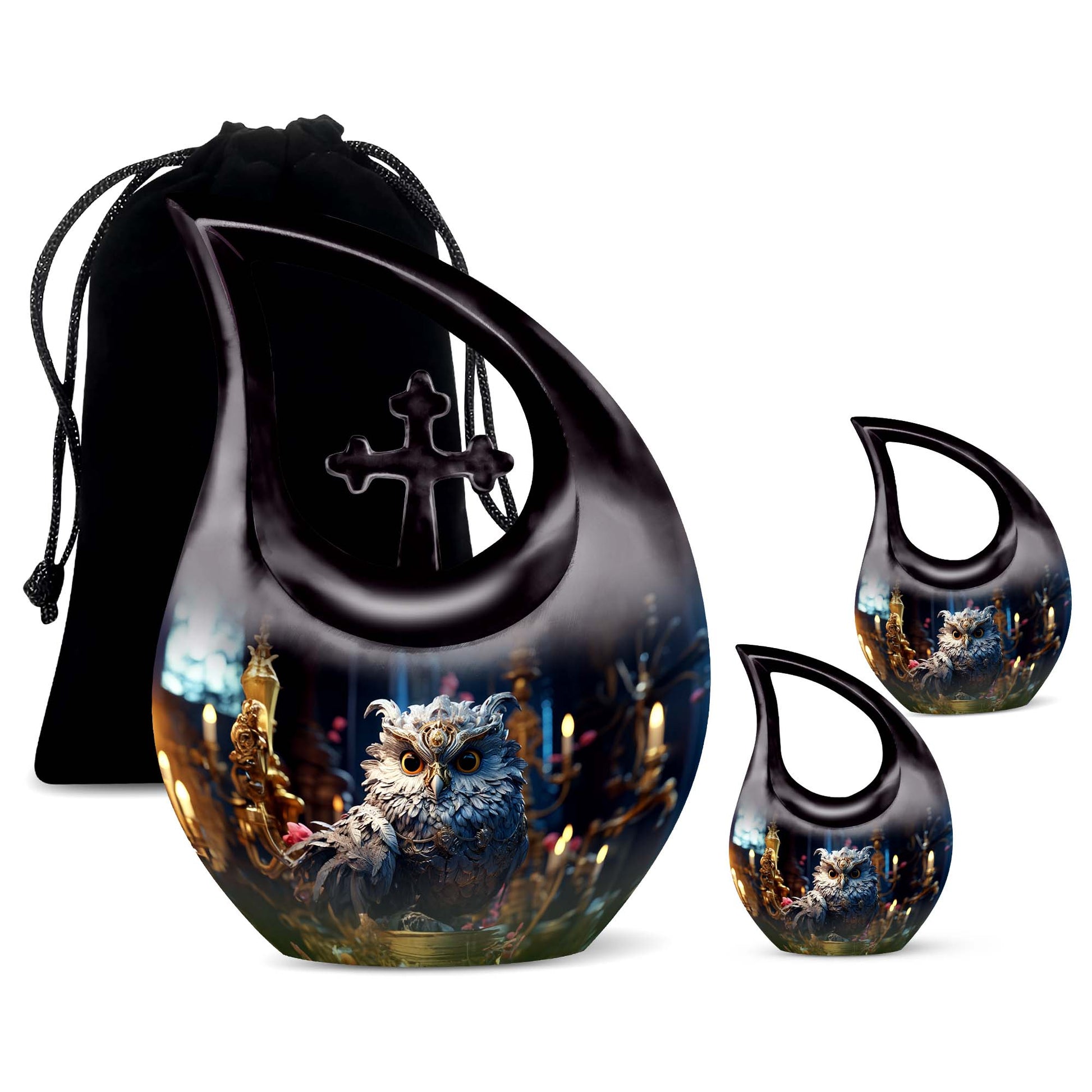 Owl Urns For Ashes - Cremation Keepsake Urn