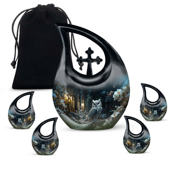 Large Urn With 4 Keepsake