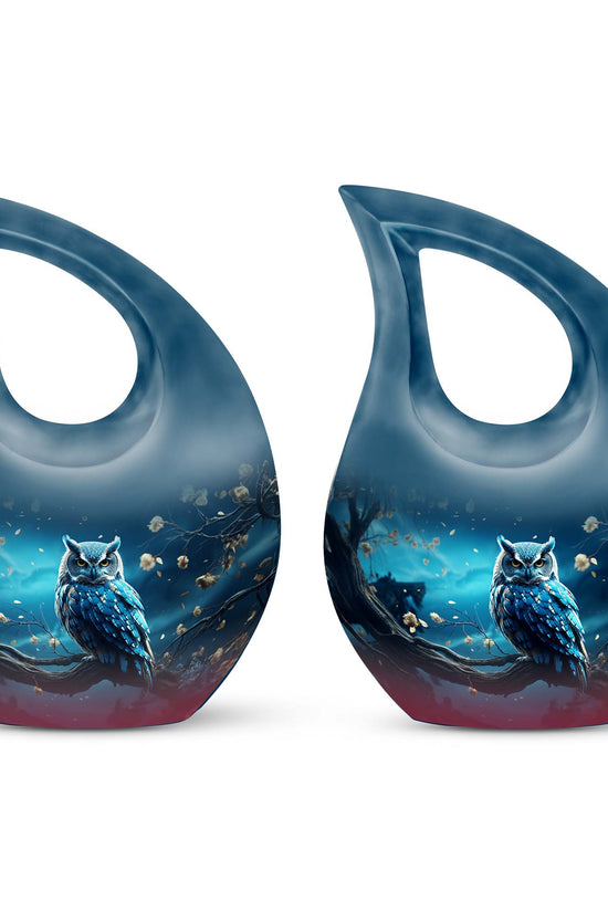 Owl Urns For Ashes - Small Cremation Keepsakes Urn