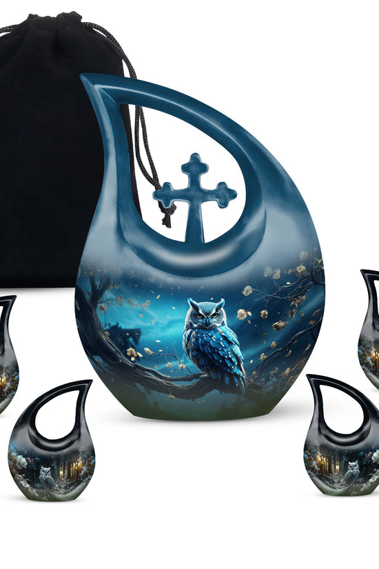 Owl Urns For Ashes - Small Cremation Keepsakes Urn