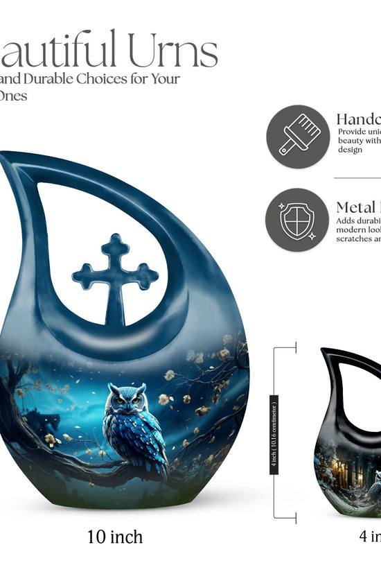 Owl Urns For Ashes - Small Cremation Keepsakes Urn