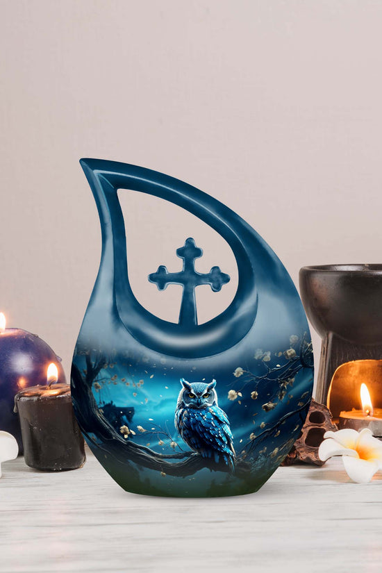 Owl Urns For Ashes - Small Cremation Keepsakes Urn