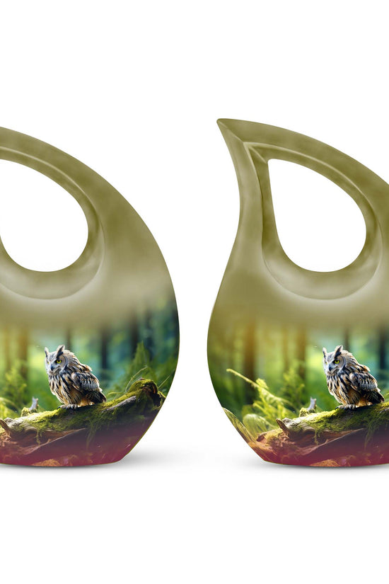 Owl Urns For Ashes - Cremation Urn For Human Ashes Urn
