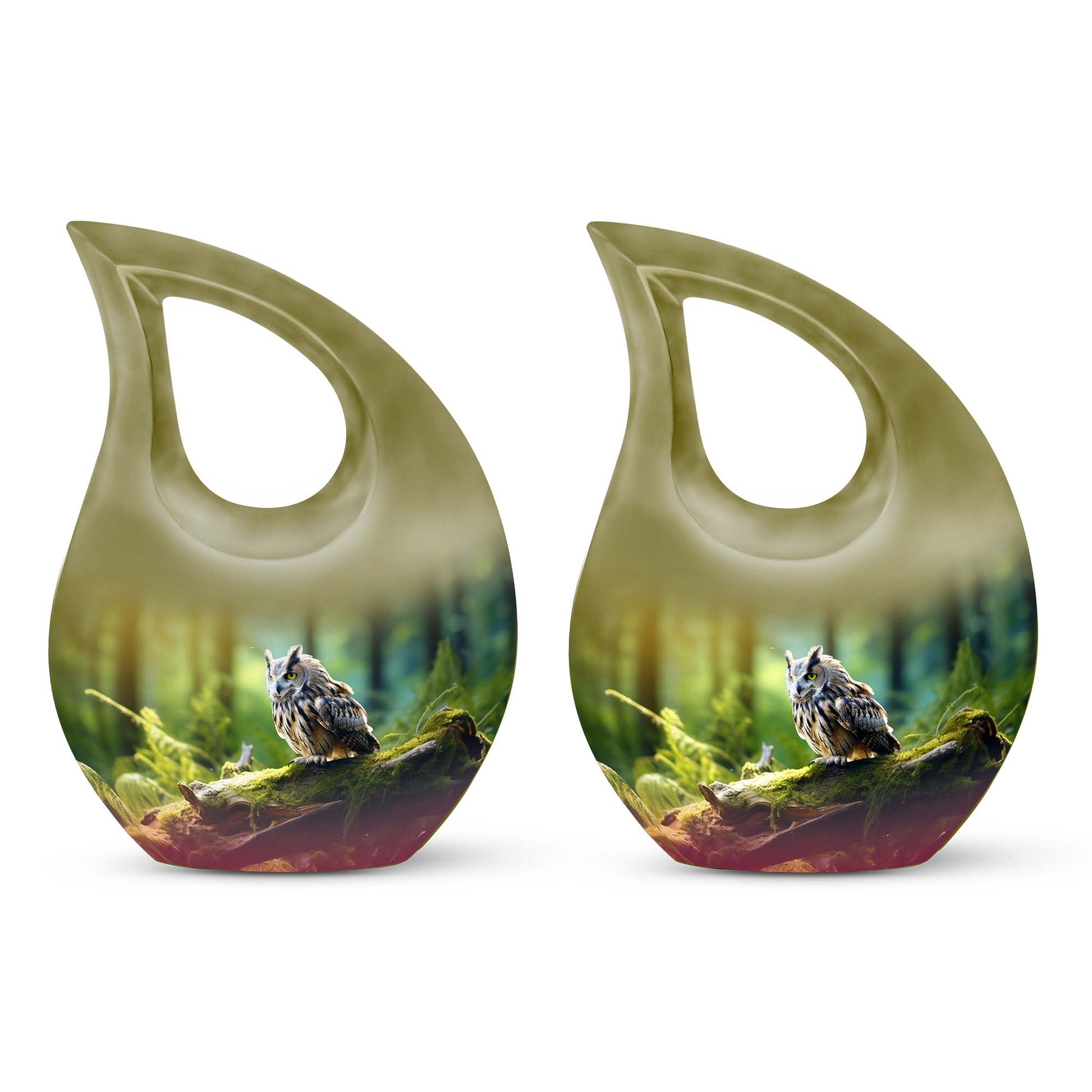 Owl Urns For Ashes - Cremation Urn For Human Ashes Urn