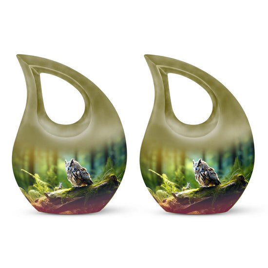 Owl Urns For Ashes - Cremation Urn For Human Ashes Urn