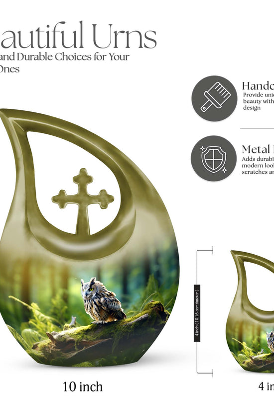 Owl Urns For Ashes - Cremation Urn For Human Ashes