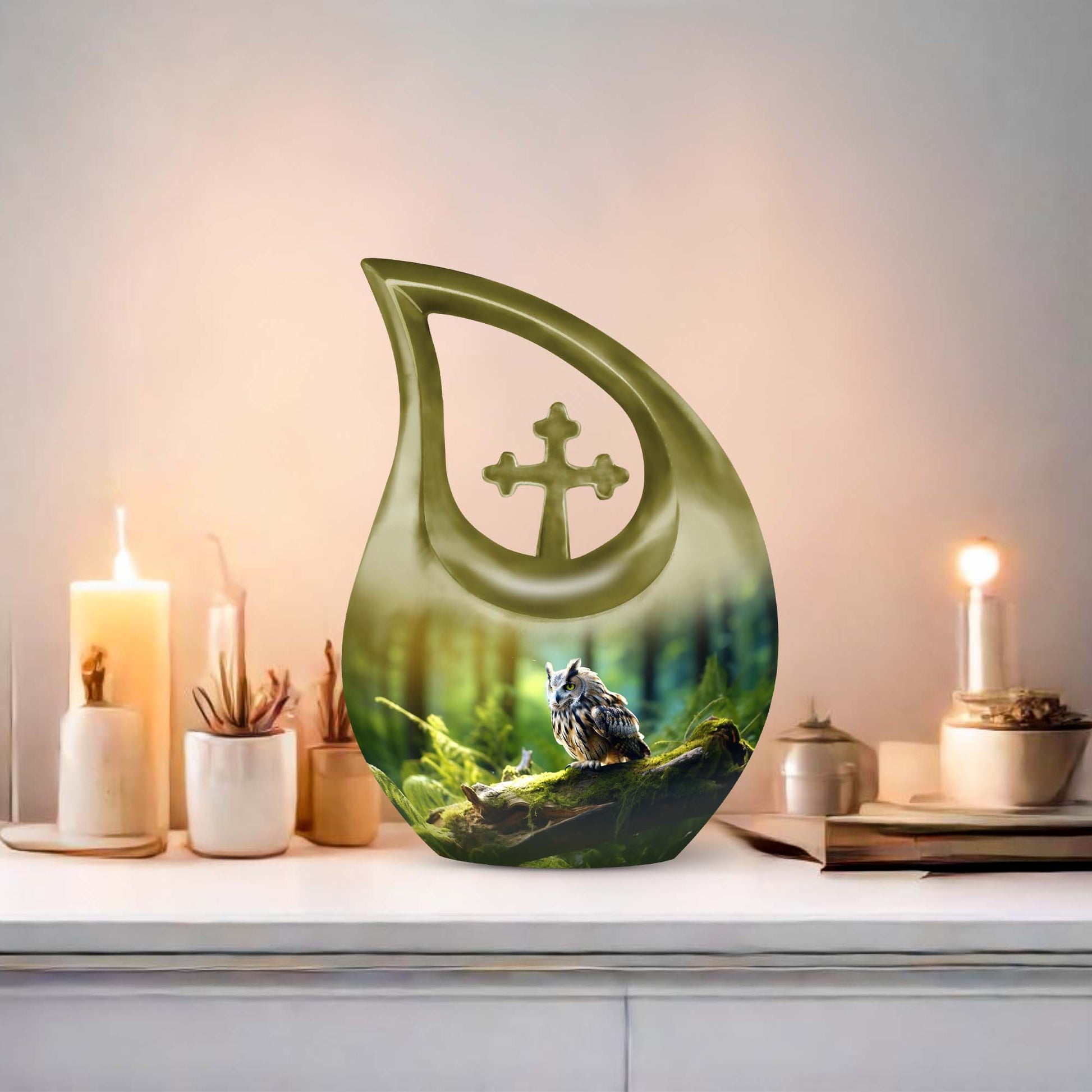 Owl Urns For Ashes - Cremation Urn For Human Ashes