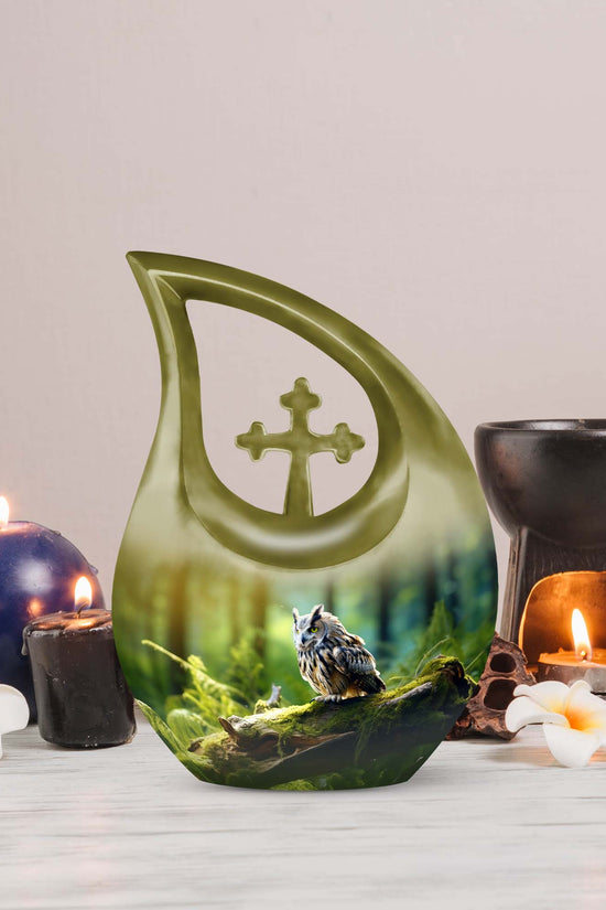 Owl Urns For Ashes - Cremation Urn For Human Ashes
