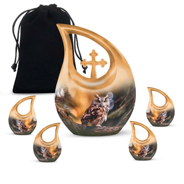 Large Urn With 4 Keepsake