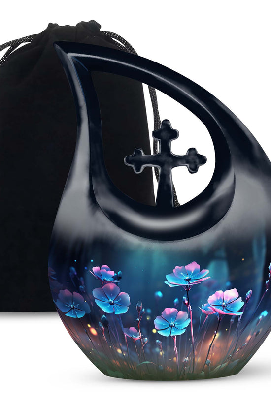 Scorpion Grass Cremation Aluminium Urn - Memorial Ashes Urn For Ashes
