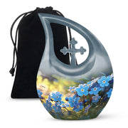 Scorpion Grass Cremation Urn - Stylish Funeral Urn For Female Ashes