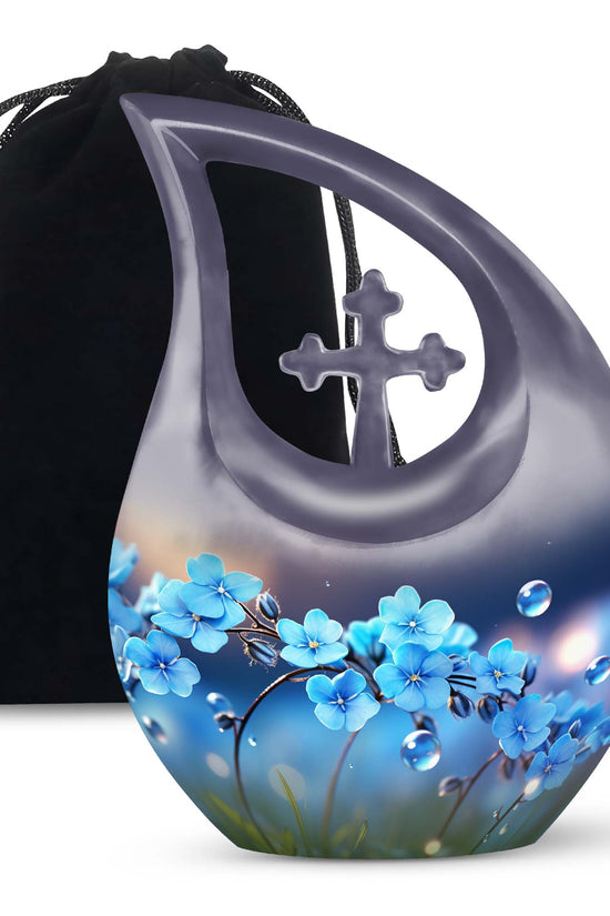 Scorpion Grass Decorative Funeral Urn - Human Ashes Cremation Urn