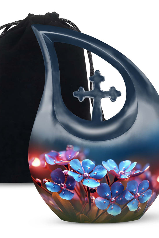 Scorpion Grass Funeral Cremation Urn - Premium Adult Ashes Urn
