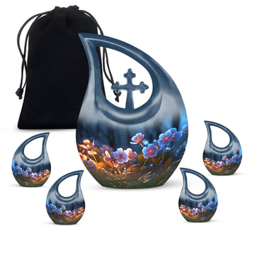 Large Urn With 4 Keepsake