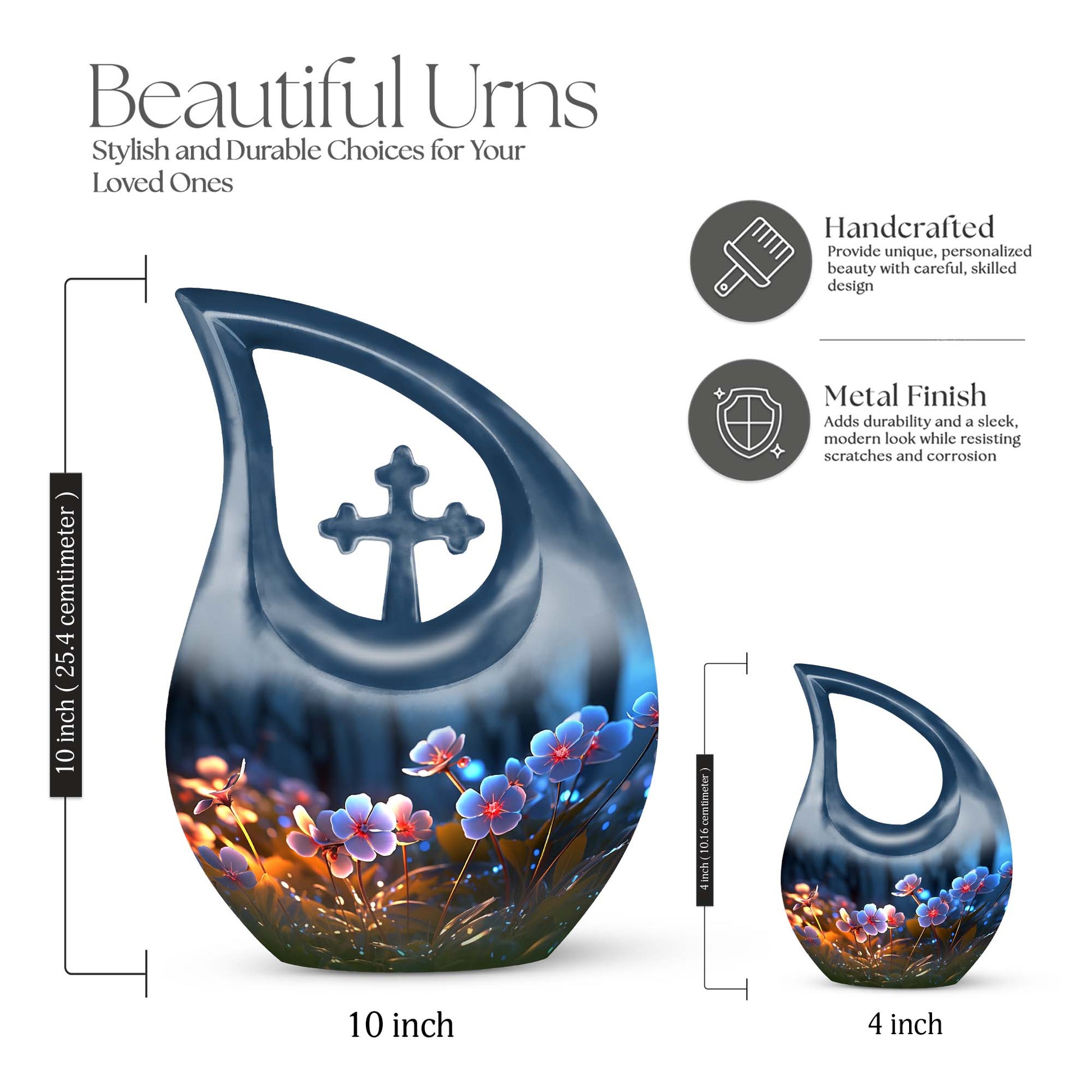 Forget Urns For Ashes - Cremation Urns For Human Ashes Adult Black Urn
