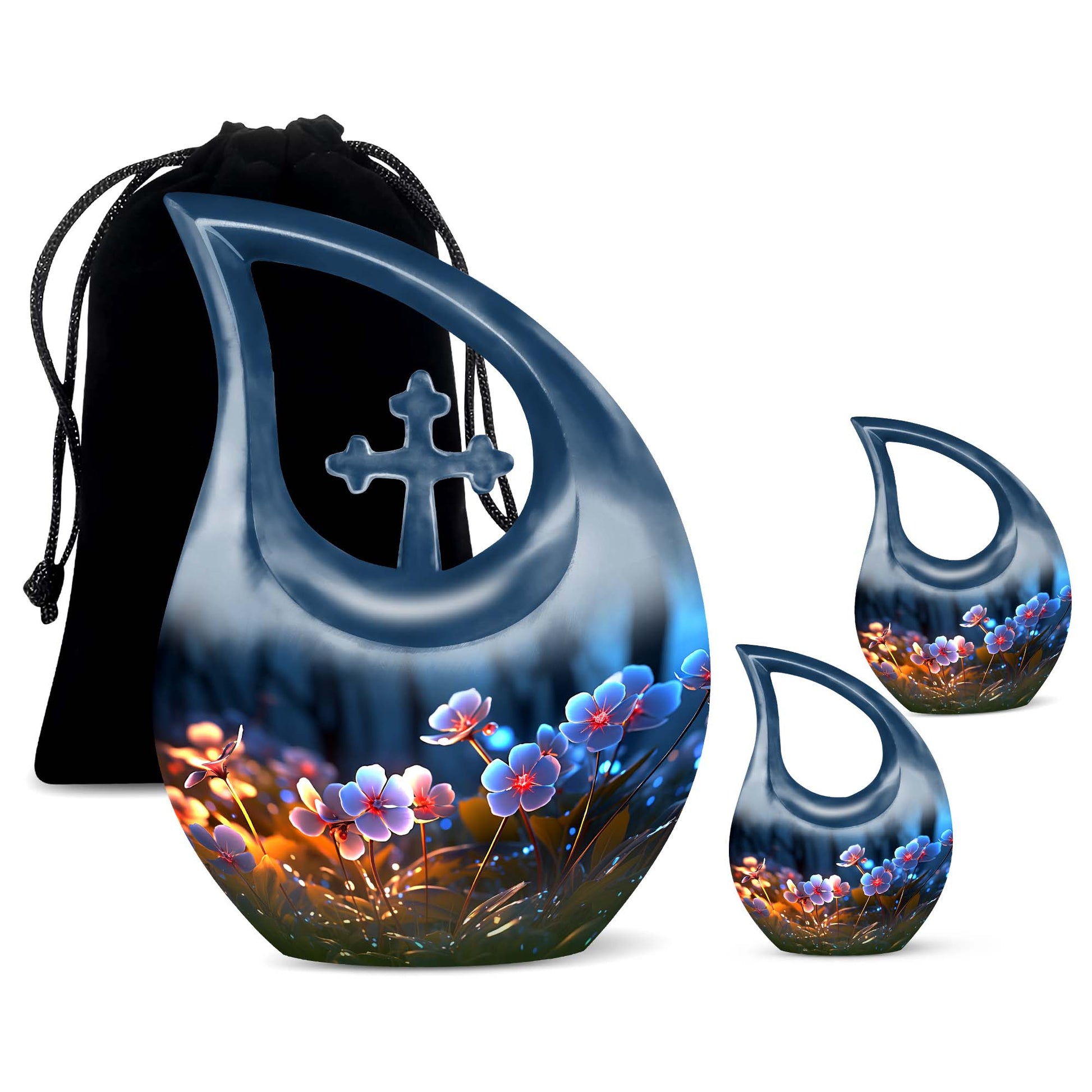 Forget Urns For Ashes - Cremation Urns For Human Ashes Adult Black Urn