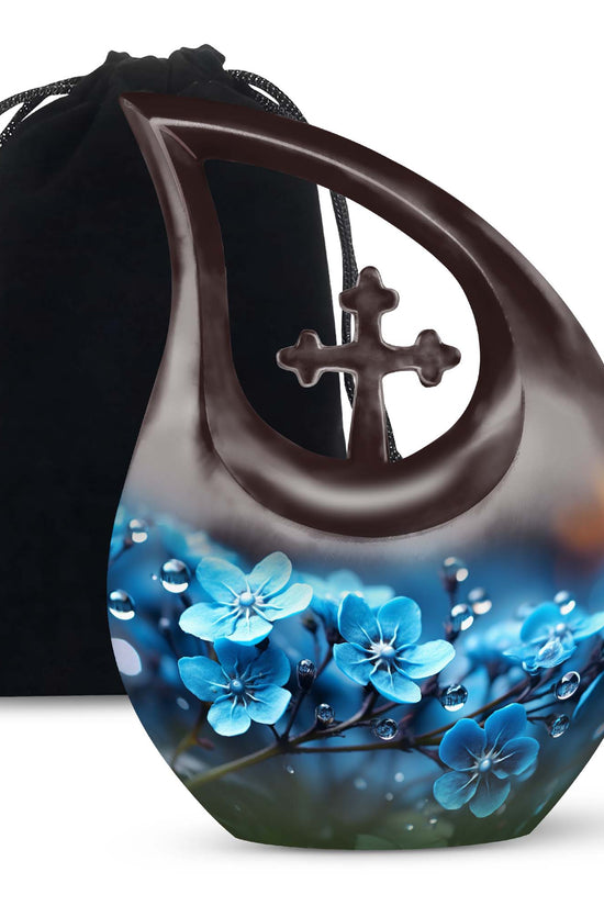 Scorpion Grass Adult Funeral Urn - Stylish Cremation Urn For Ashes