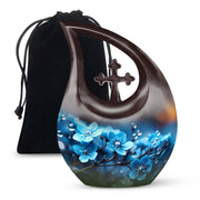 Scorpion Grass Adult Funeral Urn - Stylish Cremation Urn For Ashes