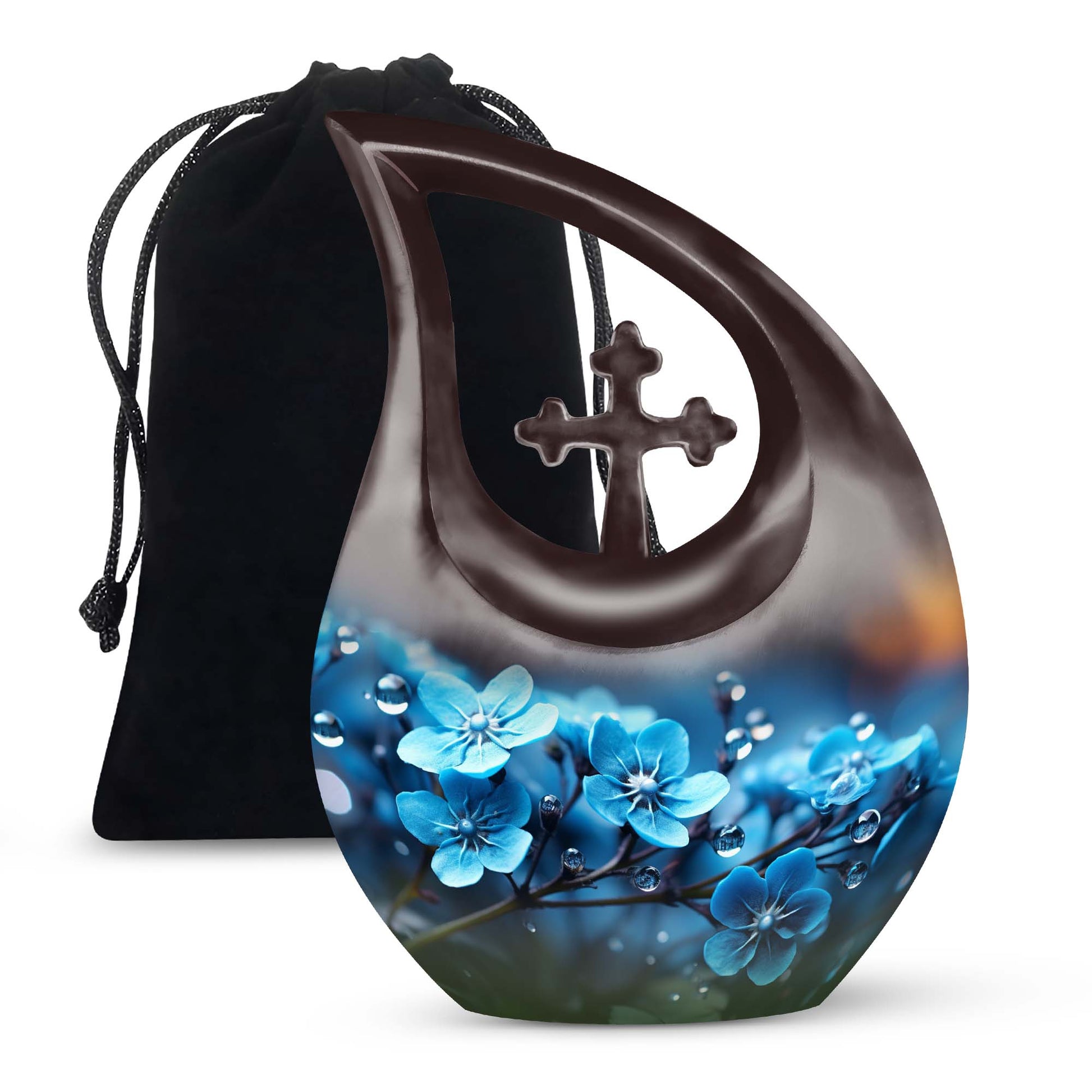 Scorpion Grass Adult Funeral Urn - Stylish Cremation Urn For Ashes