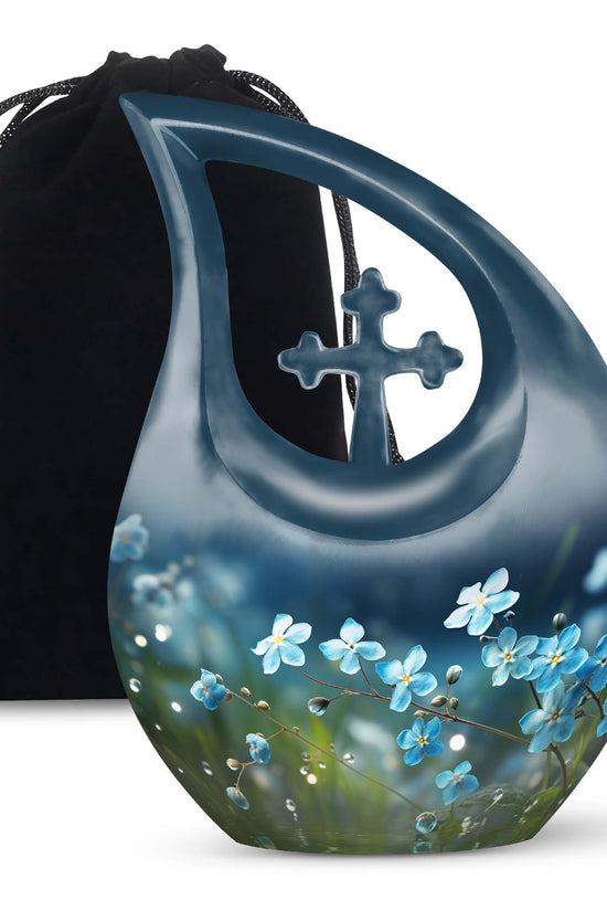 Scorpion Grass Cremation Urn - Decorative Funeral Urn For Human Ashes