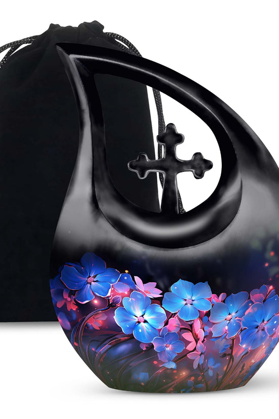 Scorpion Grass Cremation Urn - Elegant Adult Memorial Urn For Human Ashes