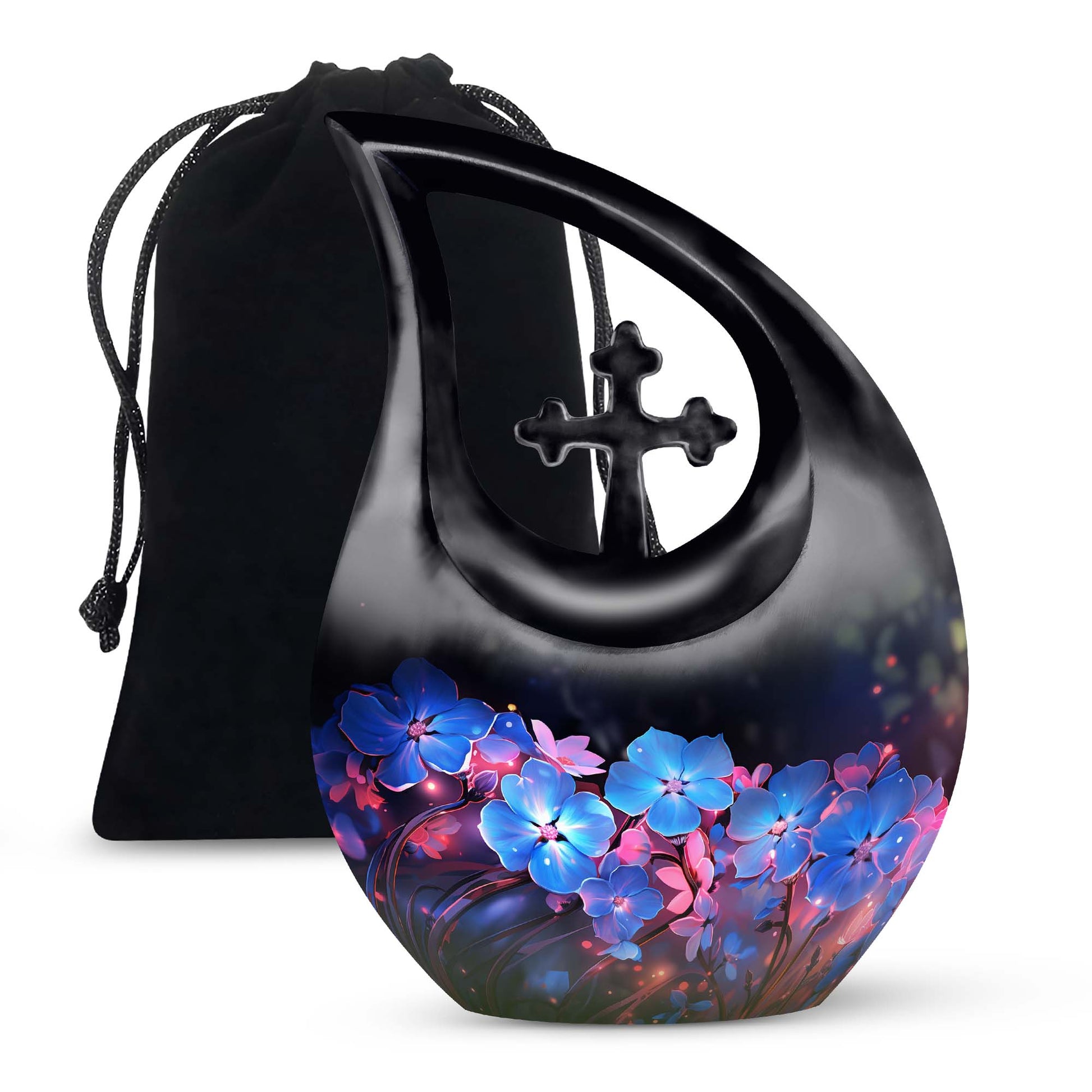 Scorpion Grass Cremation Urn - Elegant Adult Memorial Urn For Human Ashes