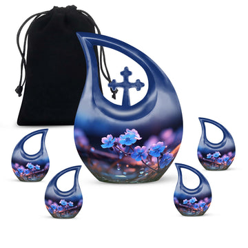 Large Urn With 4 Keepsake